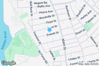 Map image of the property - 43 Everett St