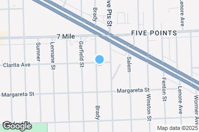 Map image of the property - 18712 Brady