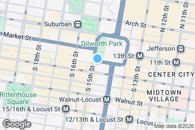 Map image of the property - 1414 S Penn Sq