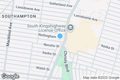 Map image of the property - 4916 Nottingham Ave