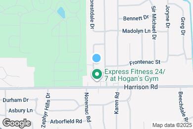 Map image of the property - 959 Green Ridge Ct