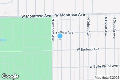 Map image of the property - 4236 N Ozark Ave