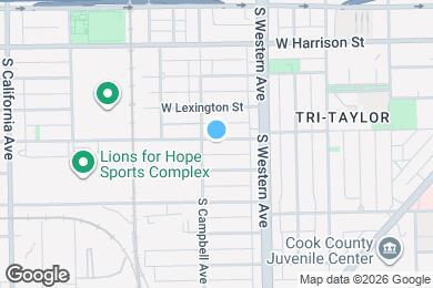 Map image of the property - 2445 W Polk St
