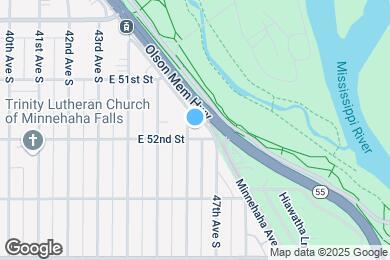 Map image of the property - 5136 Hiawatha Ave