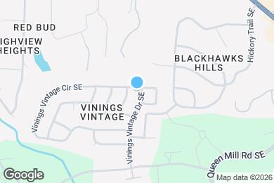 Map image of the property - 6256 Vinings Vintage Dr SE