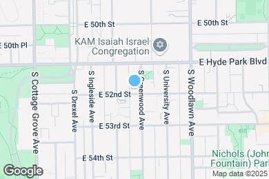 Map image of the property - 5142 S Greenwood Ave