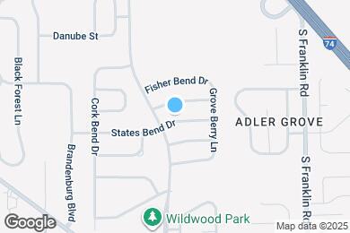 Map image of the property - 8048 States Bend Dr