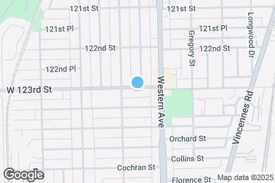 Map image of the property - 2435 W 123rd St