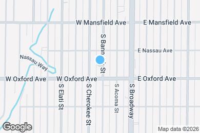Map image of the property - 4065 S Bannock St