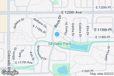 Map image of the property - 4454 E 118th Pl