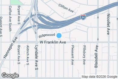 Map image of the property - 428 W Franklin Ave