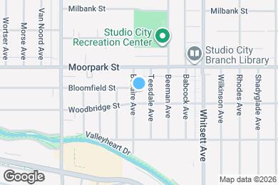 Map image of the property - 4316 Bellaire Ave