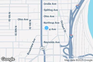 Map image of the property - 641 Tenny Ave