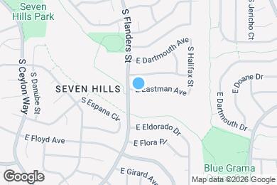 Map image of the property - 19652 E Eastman Ave