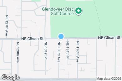 Map image of the property - 13304 NE Glisan St