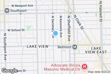 Map image of the property - 3231 N Seminary Ave