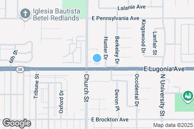 Map image of the property - 833 E Lugonia Ave