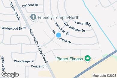 Map image of the property - 2941 Wintergreen Dr