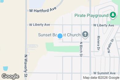 Map image of the property - 1000 N Sunset St