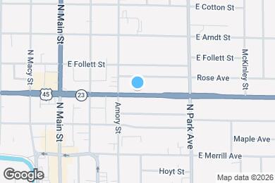 Map image of the property - 121 E Johnson St