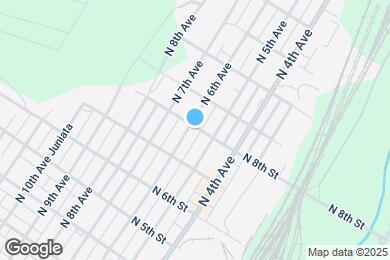 Map image of the property - 730 N 6th Ave