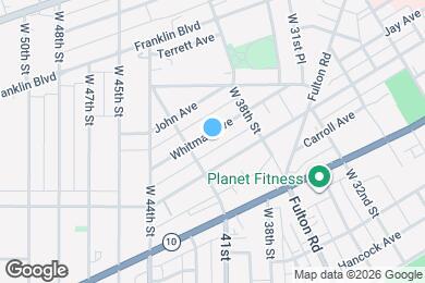Map image of the property - 4005 Whitman Ave