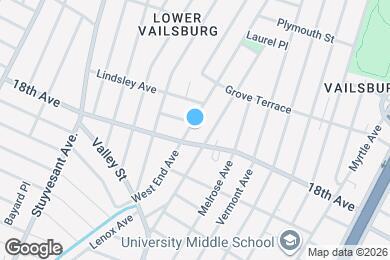 Map image of the property - 198 W End Ave