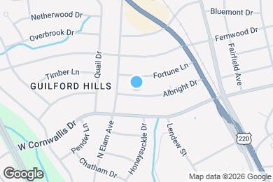 Map image of the property - 2332 Albright Dr