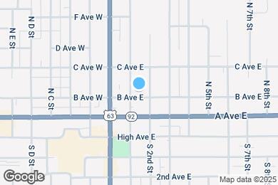 Map image of the property - 209 B Ave E