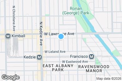 Map image of the property - 4739 N Albany Ave