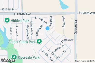 Map image of the property - 13471 Oneida Ln