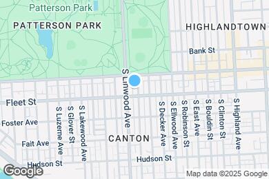 Map image of the property - 520 S Curley St