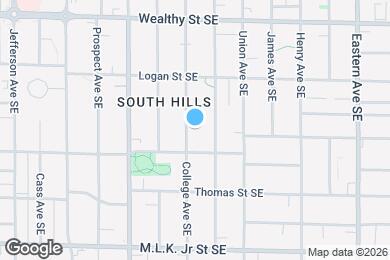 Map image of the property - 556 College Ave SE