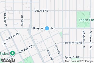 Map image of the property - 824 5th St NE