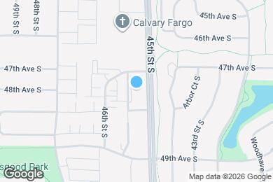 Map image of the property - 4711 45th St S