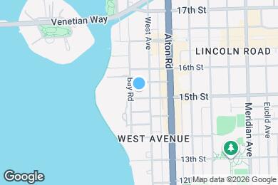 Map image of the property - 1335 15th St