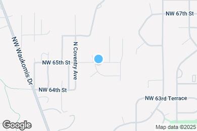 Map image of the property - 2218 NW 64th Terrace