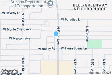 Map image of the property - 15831 N 59th Cir