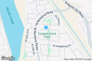 Map image of the property - 2415 W Blue Sky Dr