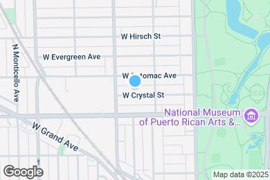 Map image of the property - 3330 W Crystal St