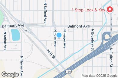 Map image of the property - 315 E Franklin Ave