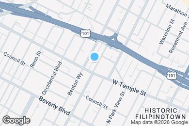 Map image of the property - 323 N Rampart Blvd