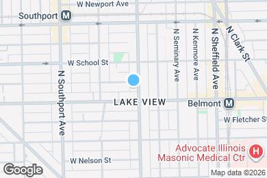 Map image of the property - 3216 N Racine Ave
