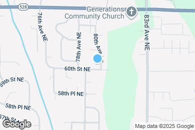 Map image of the property - 6006 80th Ave NE