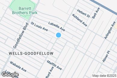 Map image of the property - 2842 Clara Ave