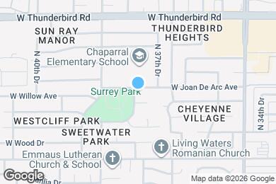 Map image of the property - 3757 W Joan De Arc Ave