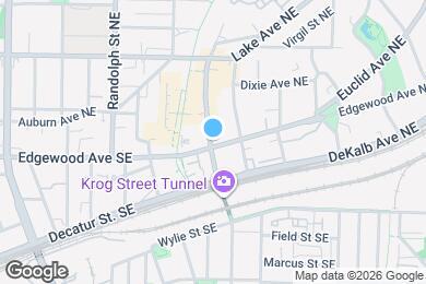 Map image of the property - 720 Edgewood Ave NE