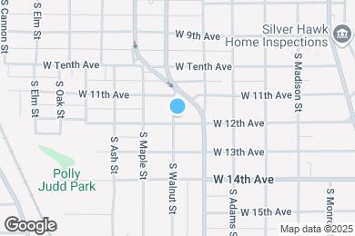 Map image of the property - 1123 S Walnut St