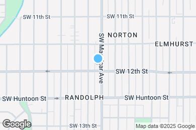 Map image of the property - 1185 SW Macvicar Ave