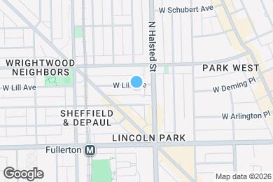 Map image of the property - 823 W Lill Ave